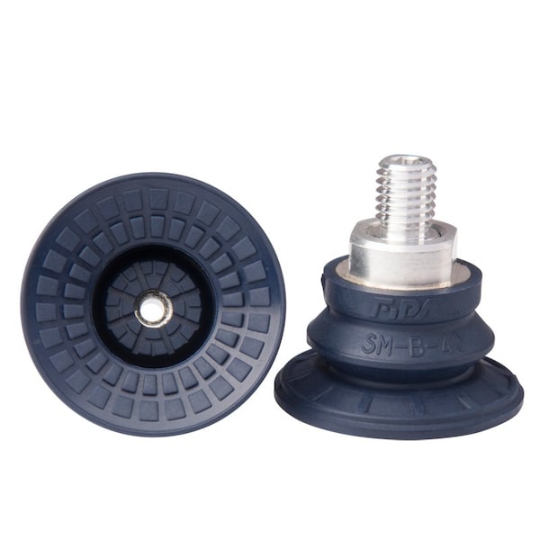 Fipa Bellows vacuum cup diam. 42 mm, NBR blue, fitting M10-male 22.040.180.1 - main